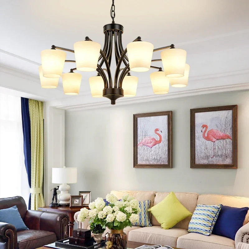Modern Loft Ceiling Chandelier Lights for Living Room, Bedroom, Kitchen - Indoor Pendant Lamps & Hanging Fixtures