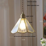Walnut Wood Loft LED Pendant Lights Glass Hang Lamp Home Decor