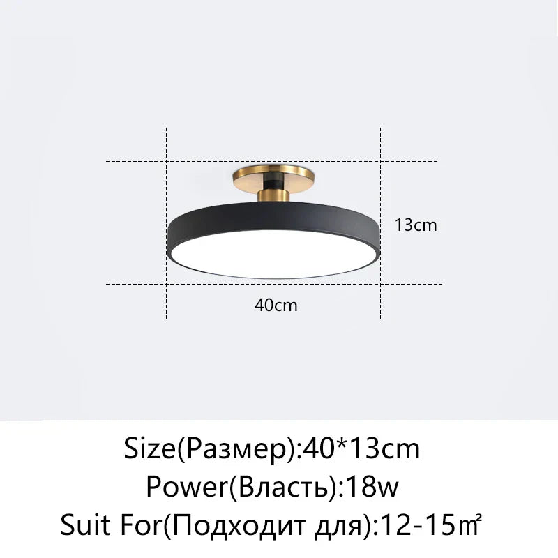 LED Ceiling Lamp for Living Room Study Child Bedroom Indoor Lighting