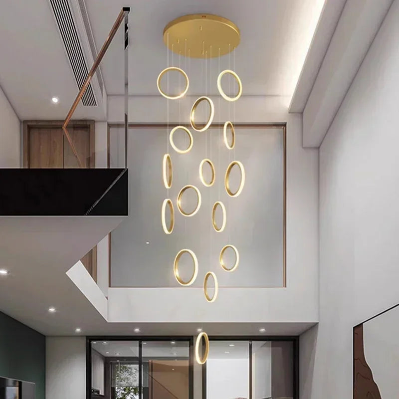 LED Pendant Lights: Modern Minimalist Hanging Chandelier for Living & Dining Room