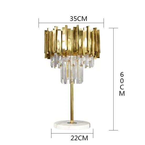 Gold Black Crystal Chandeliers LED Ceiling Light for Luxe Living & Hospitality