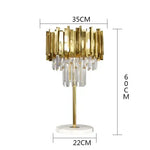 Gold Black Crystal Chandeliers LED Ceiling Light for Luxe Living & Hospitality