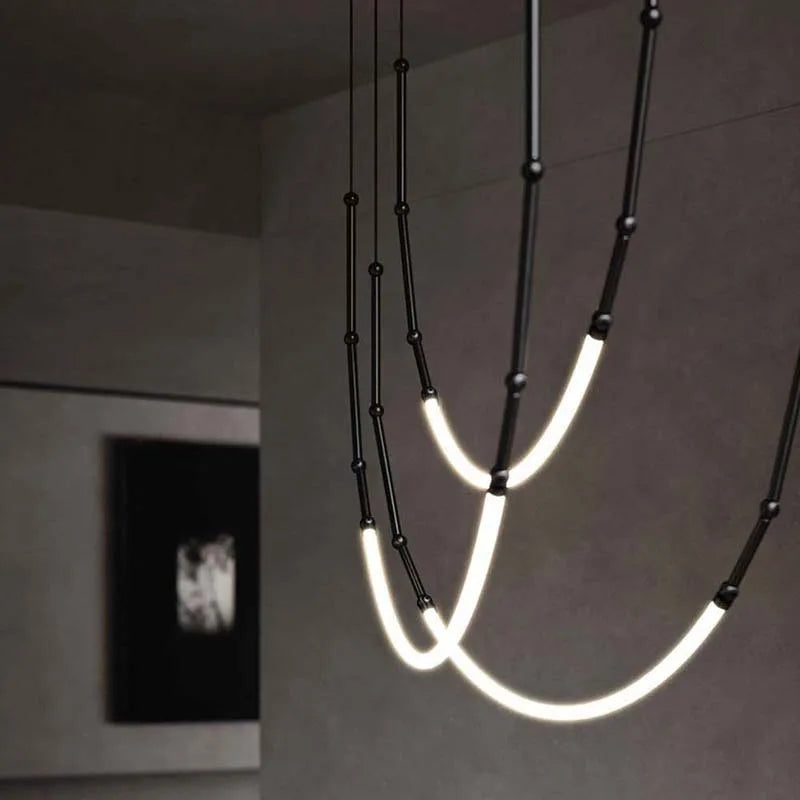LED Chandelier: Modern Minimalist Design for Luxury Home Decor