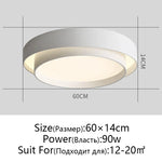 Modern Copper Ceiling Light for Living Room Bedroom Decor