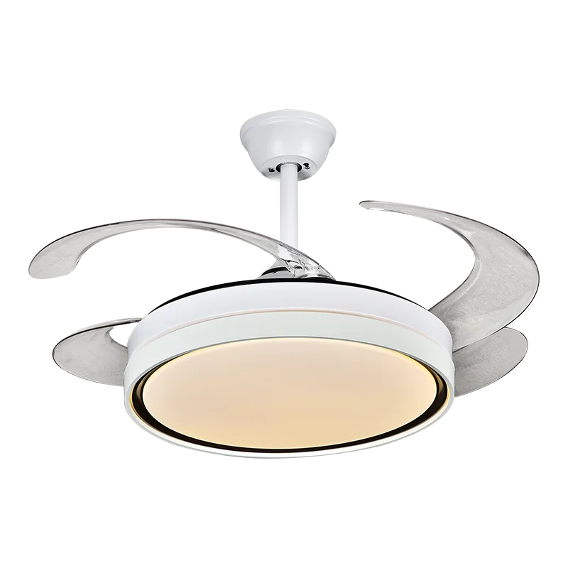 Modern LED Ceiling Fan with Remote Control for Living Room, Bedroom, Dining Room