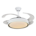 Modern LED Ceiling Fan with Remote Control for Living Room, Bedroom, Dining Room