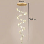 Modern Pendant Light Chandeliers for Living Room Staircase LED Indoor Lighting