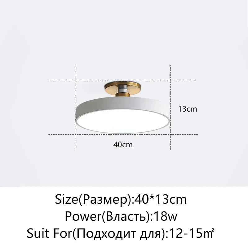 LED Ceiling Lamp for Living Room Study Child Bedroom Indoor Lighting