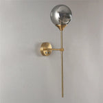 Glass Lampshade Wall Sconces for Bedside and Living Room Decor