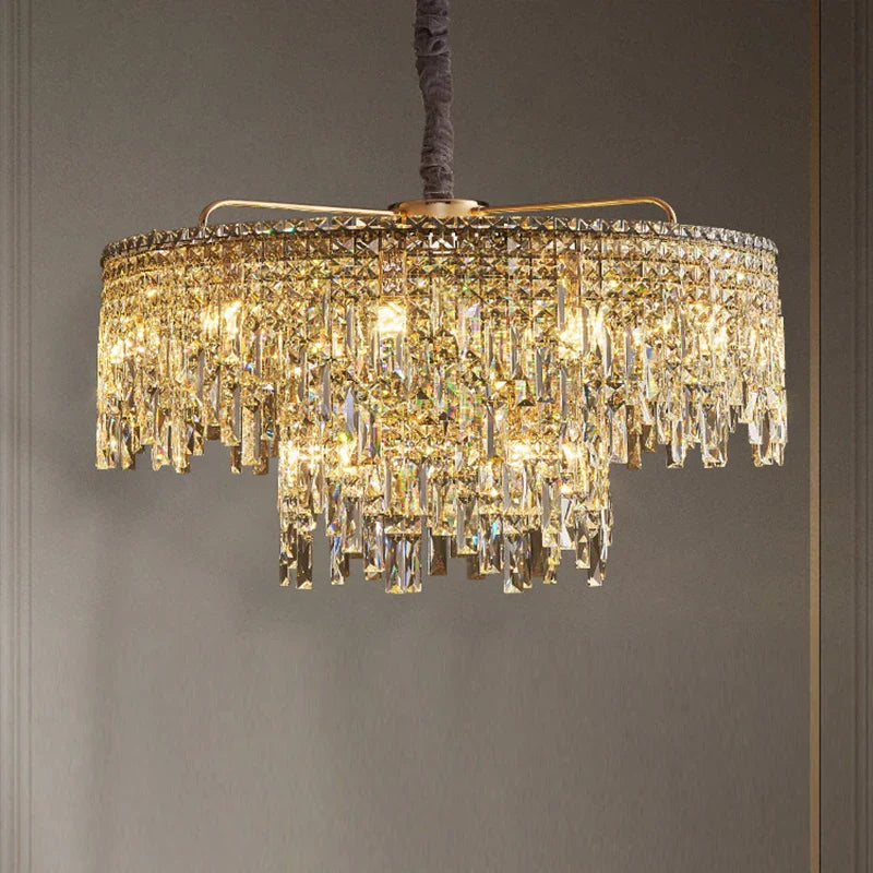 Luxury Crystal Chandelier for Living Room, Bedroom, and Restaurant