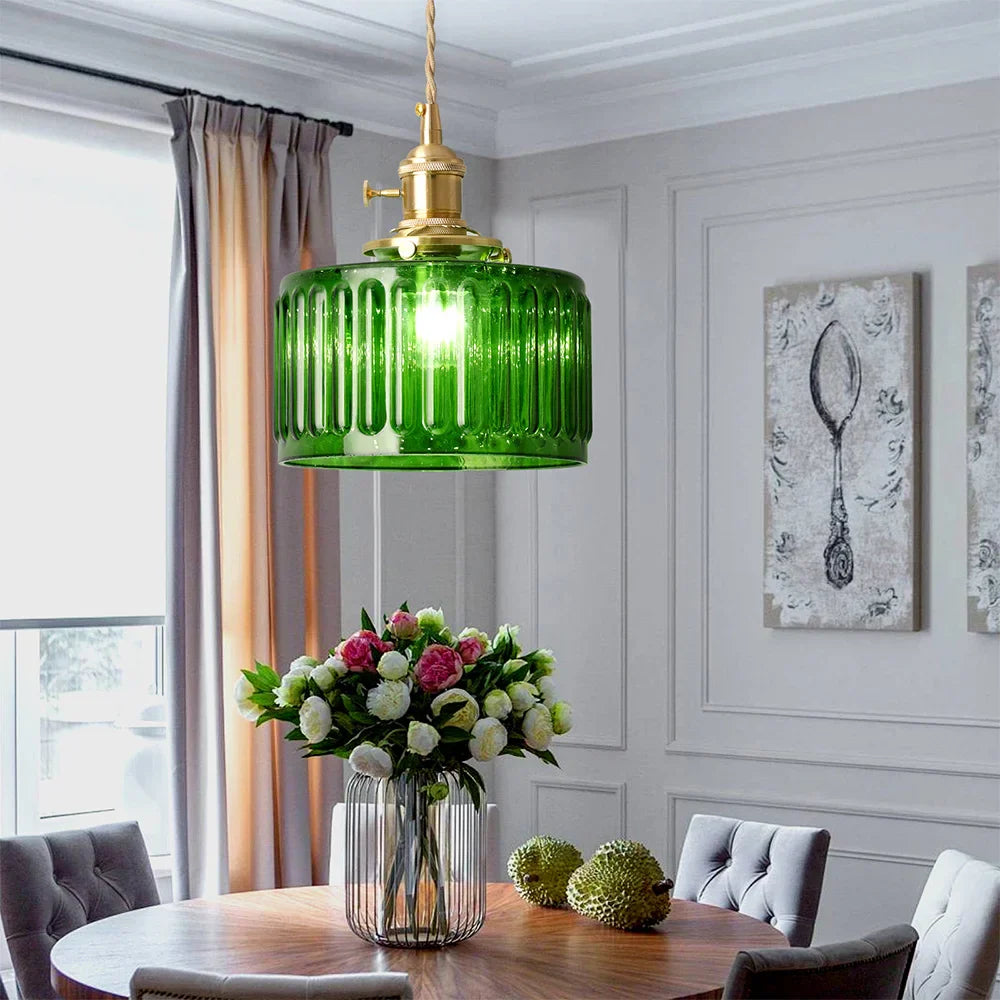 Glass Pendant Chandelier: Modern Nordic Ceiling Light for Dining Room, Kitchen Island, and Home Decor