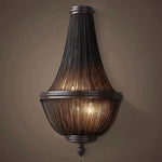 Black Aluminum Chain Tassel Pendant Lights - Dimmable Classic Chandelier
