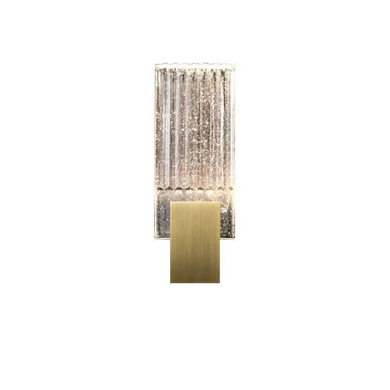 Gold Crystal Wall Light Luxury Modern K9 Crystal Interior Wall Lamp