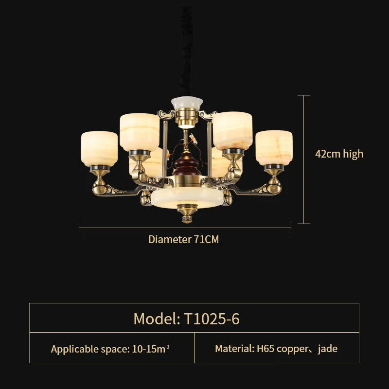 European Crystal Chandelier: Modern Luxury Copper Lighting for Living Room, Restaurant, and Hall.