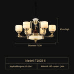 European Crystal Chandelier: Modern Luxury Copper Lighting for Living Room, Restaurant, and Hall.