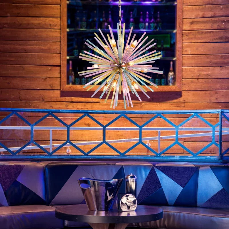 Dandelion Pendant Lamp: Vibrant Kids' Chandelier Lighting for Modern, Colorful Rooms