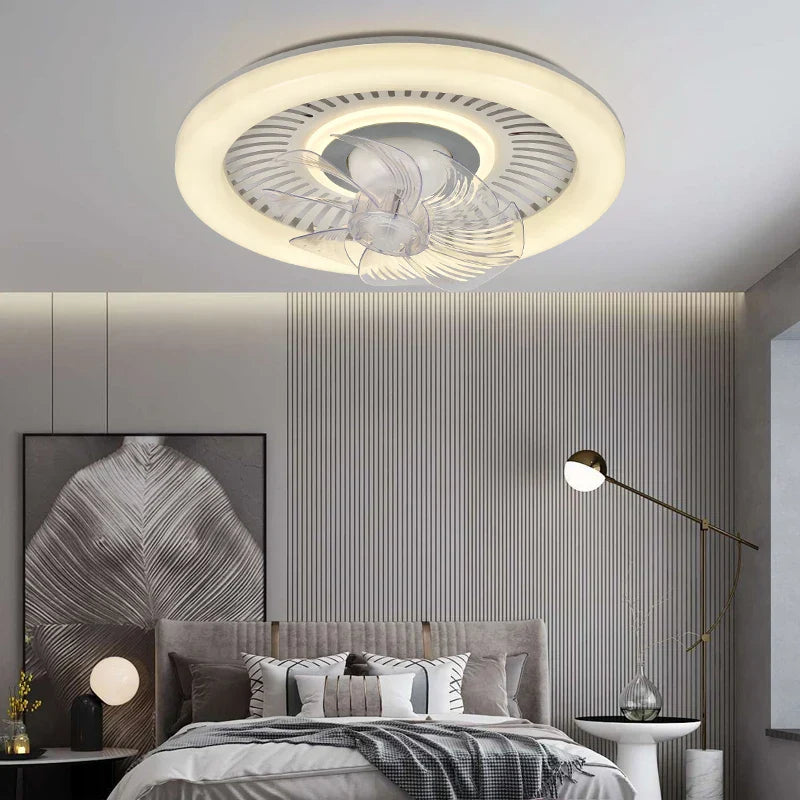 Modern Energy Saving Ceiling Fan with 360 Rotation & LED Light