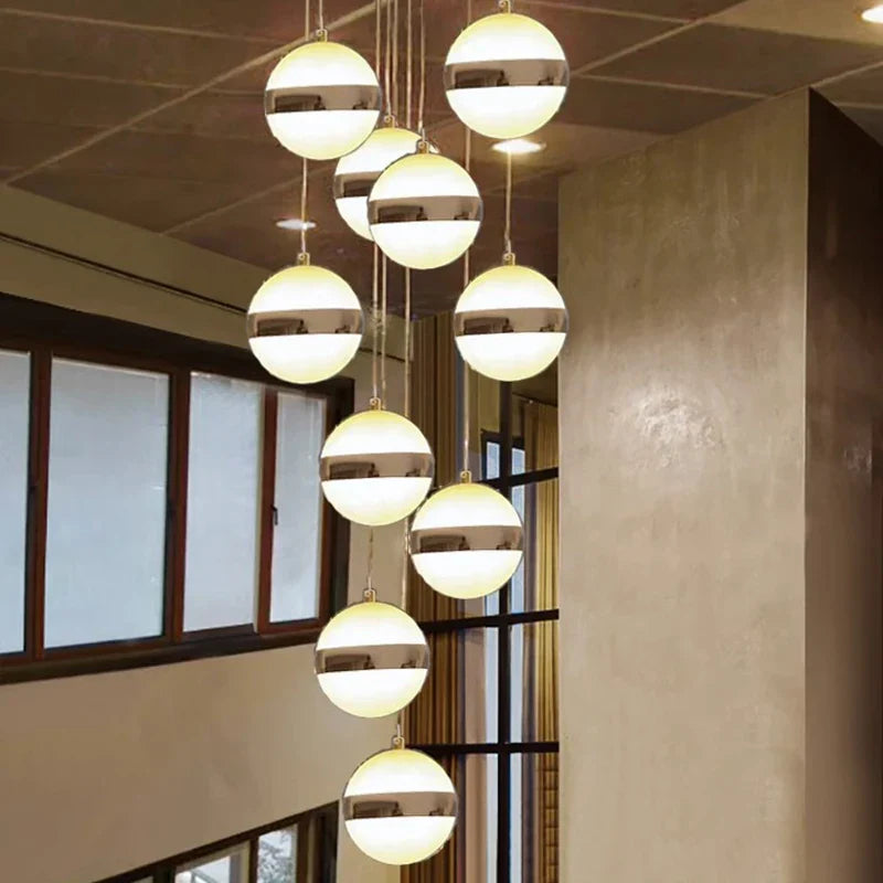 Modern Pendant Light Chandeliers for Living Room Staircase LED Indoor Lighting