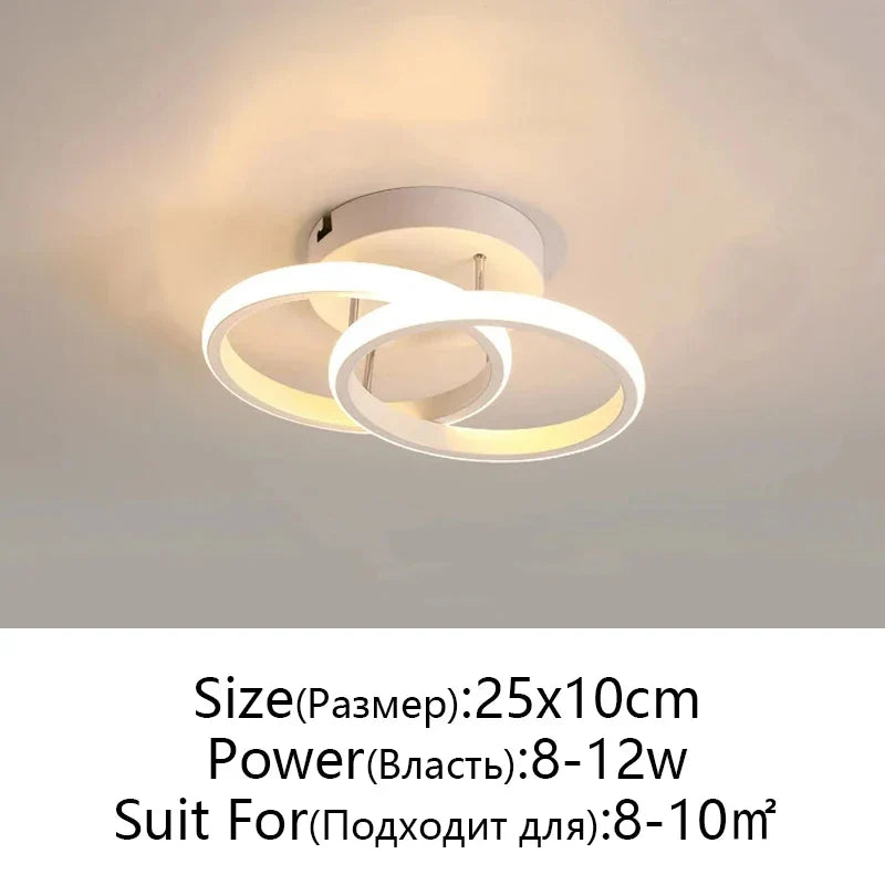 LED Ceiling Lamp for Modern Spaces - Minimalist Indoor Lighting