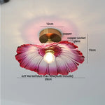 White Glass LED Ceiling Lamp Modern Living Room Bedroom Light