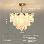 Magnolia Crystal Chandelier: Elegant French Style Dining Room Art Light