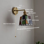 Peace Pigeon Tiffany Style LED Wall Lamp