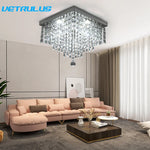 Crystal LED Chandelier Ceiling Lamp for Luxe Home Decor