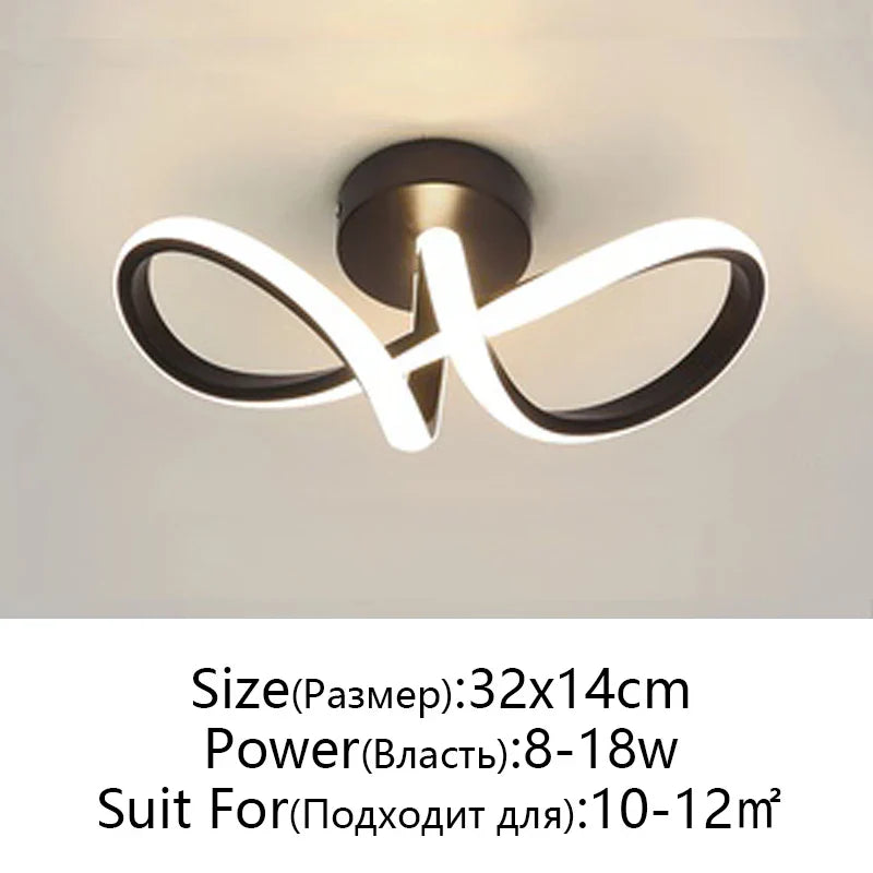 LED Ceiling Lamp for Modern Spaces - Minimalist Indoor Lighting