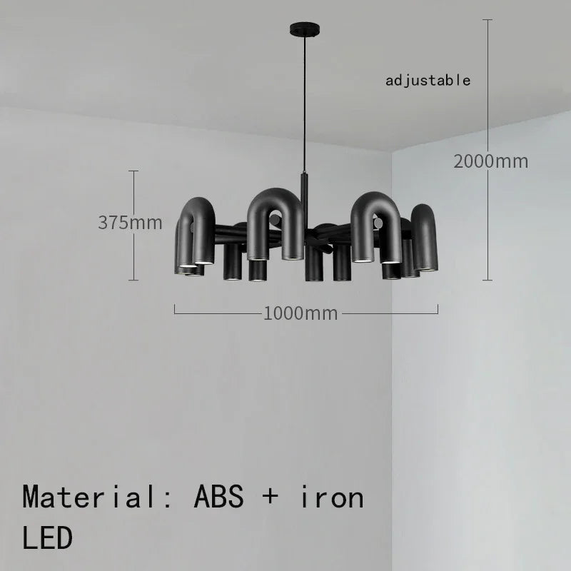 Modern LED Chandelier for Living & Dining Room.