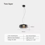 Nordic Glass LED Pendant Lights for Home Decor and Lighting