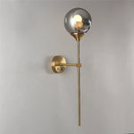 Glass Lampshade Wall Sconces for Bedside and Living Room Decor