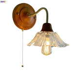 Flower Glass LED Wall Lamp, Nordic Modern Design for Bedroom, Living Room, Bathroom