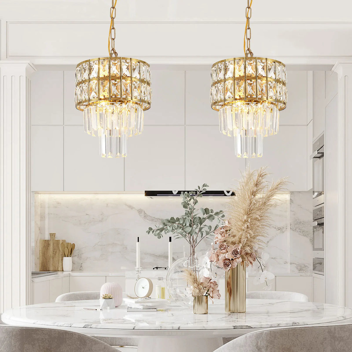 Gio Crystal Kitchen Pendant Light