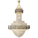 Round Villa Crystal Chandelier Modern Luxury Staircase Light Atmospheric Foyer Dining Room