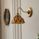 Nordic LED Wall Light Fixture Blue Glass Stair Light Bar Restaurant Bedroom Decor