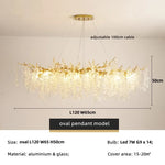 Modern Luxury Gold Branch Pendant Light - Aluminum LED Luminarias