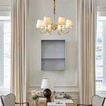 Copper American Chandelier: Modern Luxury for Living Room, Bedroom, and Restaurant