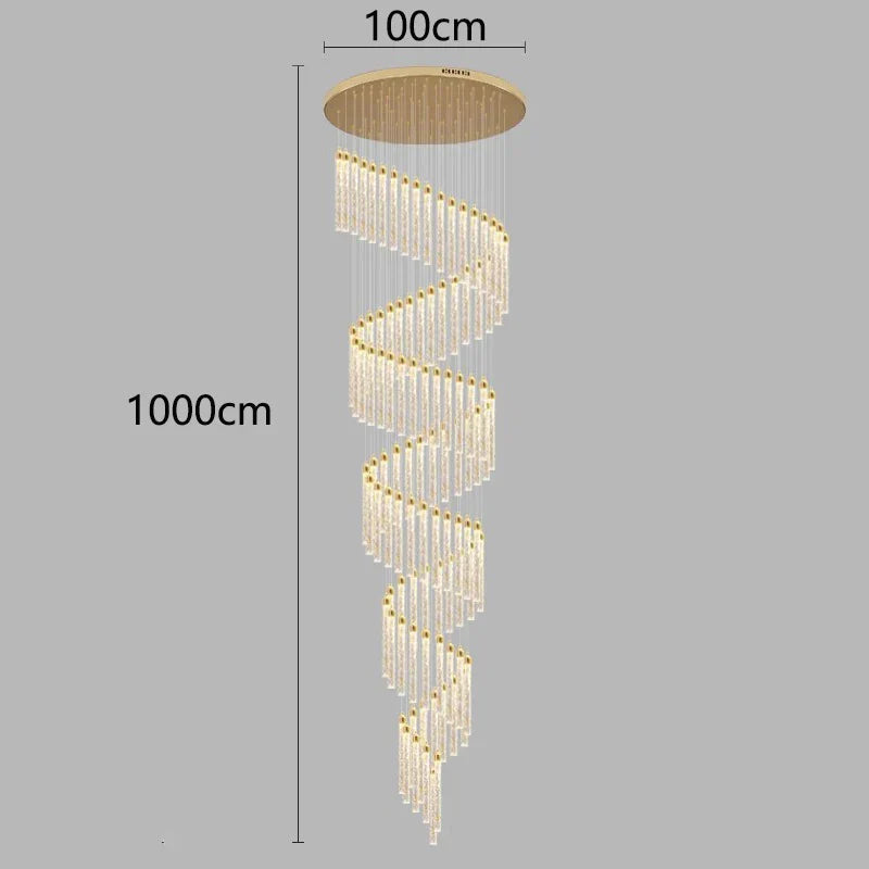 Nordic Home Decoration Stair Chandelier Living Room Dining Ceiling Light