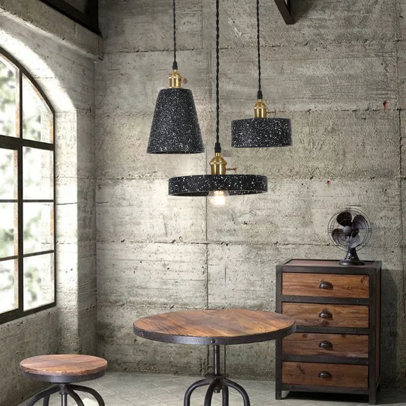 Afralia™ Terrazzo LED Pendant Light | Modern Nordic Style for Home, Bar, Cafe, Loft