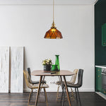 Afralia™ Blue Glass LED Pendant Light - Nordic Modern Hang Lamp