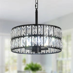 Crystal Pendant Light: Modern LED Chandelier for Home Decor & Kitchen Island