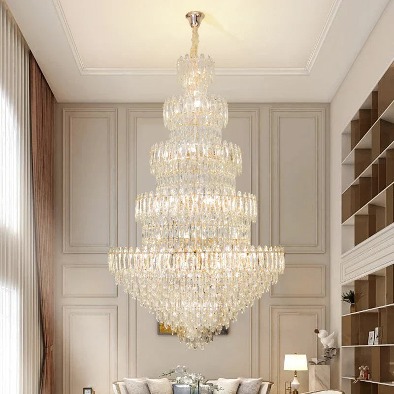 Crystal Chandelier Light: Elegant Postmodern Dining Room & Bedroom Lighting