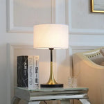 Fabric Desk Lamp: Minimalist American Style for Study & Bedroom