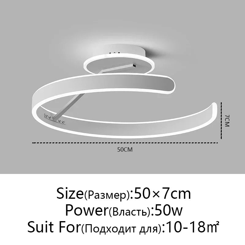 LED Ceiling Chandelier Dimmable Pendant Lamps