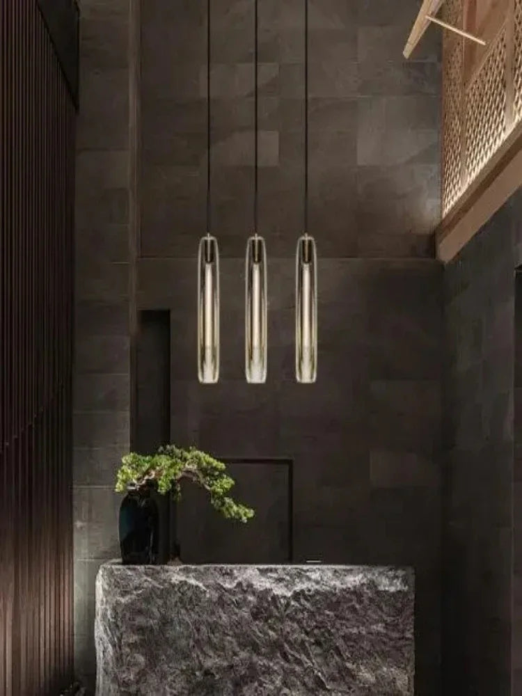 Crystal Tulip Chandelier: Postmodern American Style Bedroom Bar Bedside Light