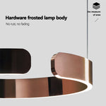 Nordic Ring LED Pendant Chandelier for Home Living Dining Kitchen Lighting