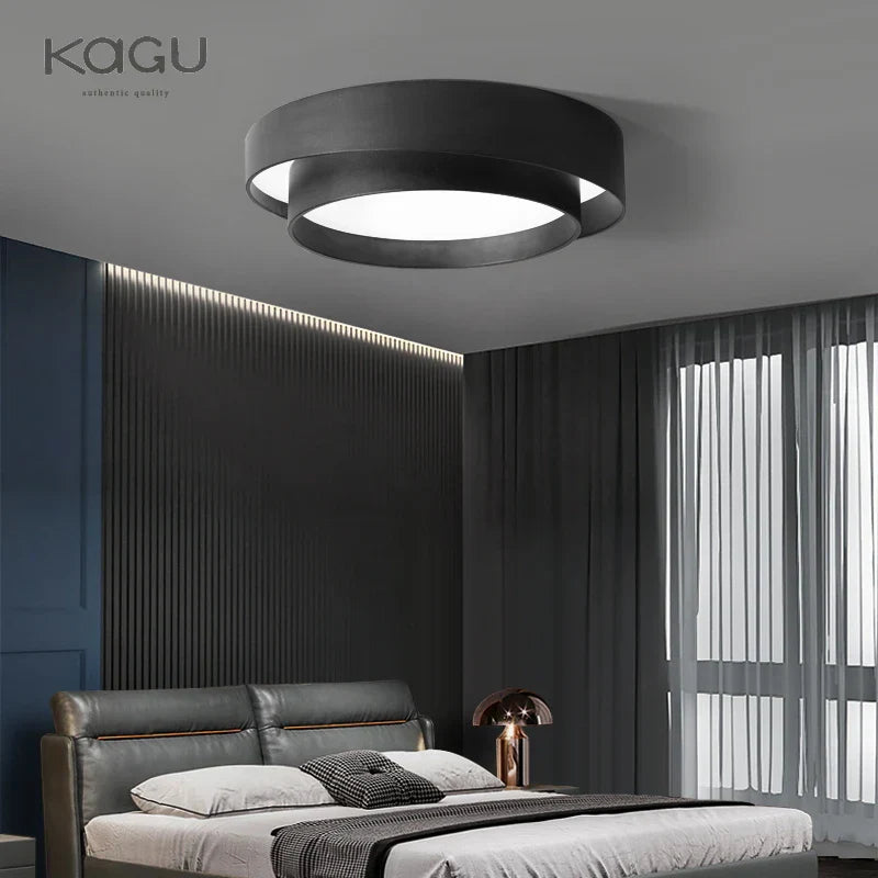 Modern Copper Ceiling Light for Living Room Bedroom Decor