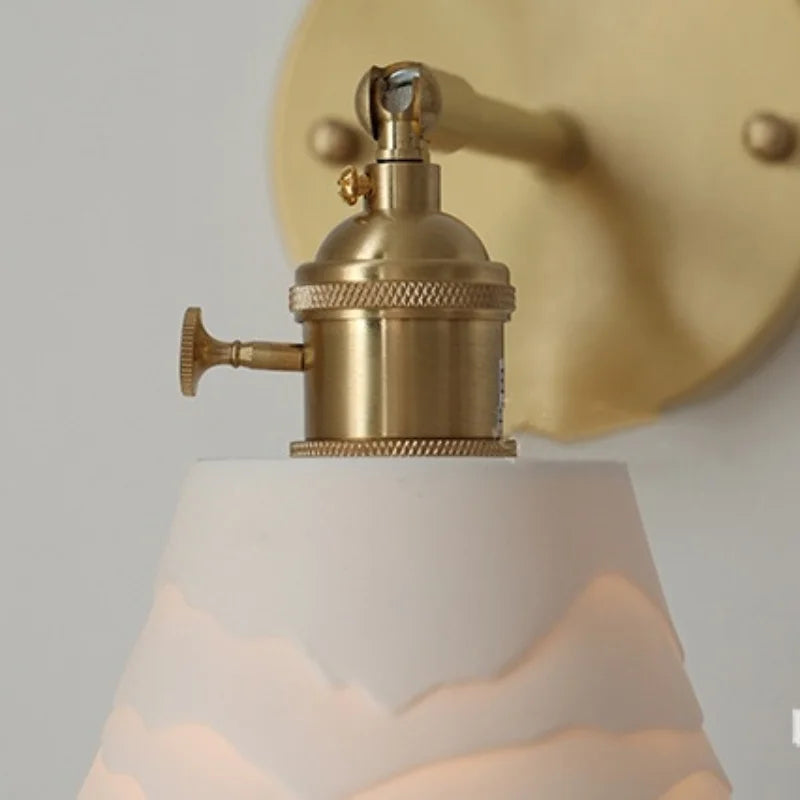 LED Wall Lamp Sconce Up Down Rotate Pull Chain Switch Modern Stair Light Fixtures