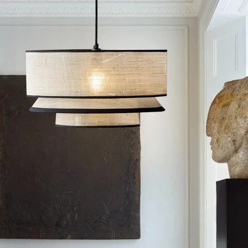 Afralia™ Nordic Wabi Sabi Pendant Lamps Chandelier Lighting Home Decor LED Luminaire