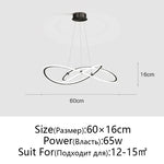 Modern Adjustable Ceiling Chandelier for Living Room Decor
